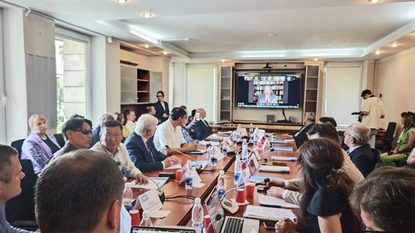 Евразия өлкөлөрүнүн окумуштууларын, эксперттерин жана жаш изилдөөчүлөрүн бириктирген Евразия тандоосу жаштар илимий жумалыгы өтүп жатат - Sputnik Кыргызстан