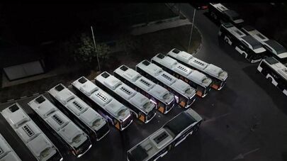 В Бишкек поставлено 95 новых 12-метровых автобусов марки YUTONG