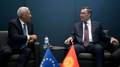 Президент Кыргызстана Садыр Жапаров встретился с главой Евросовета Антонио Коштой

