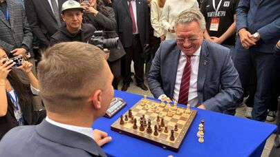 Открытие шахматного клуба в КРСУ