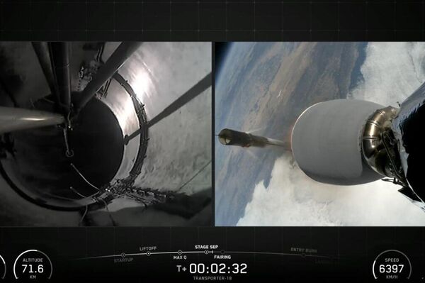 Спутникти орбитага SpaceX компаниясынын Falcon 9 ракетасы алып чыккан - Sputnik Кыргызстан