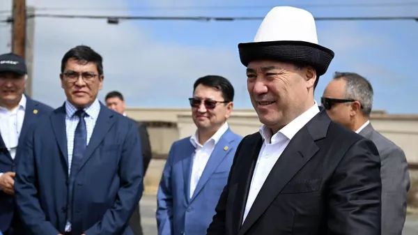 Президент Садыр Жапаров принял участие в церемонии запуска первого национального спутника КР - Sputnik Кыргызстан