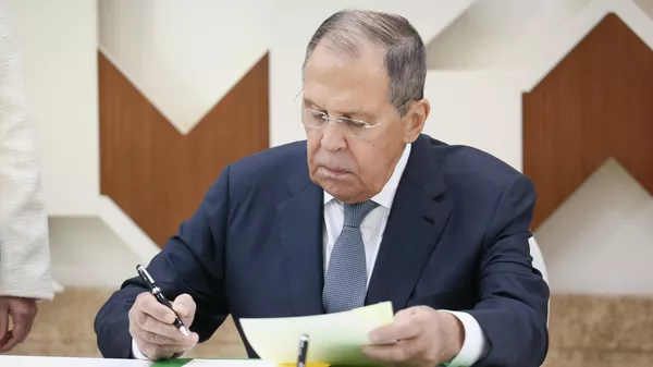 Встреча глав МИД РФ и Туркменистана Сергея Лаврова и Рашида Мередова - Sputnik Кыргызстан