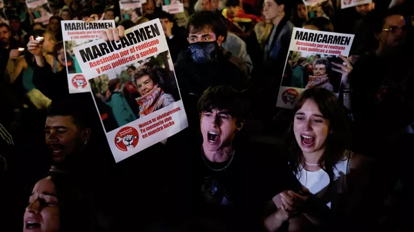 Акция протеста в Испании - Sputnik Кыргызстан