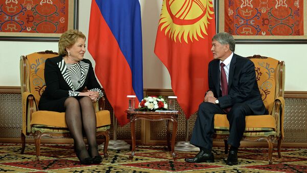 Валентина Матвиенко с официальным визитом посетила Кыргызстан - Sputnik Кыргызстан