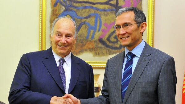 Карим Ага Хан IV встретился с Премьер-министром КР Джоомартом Оторбаевым - Sputnik Кыргызстан