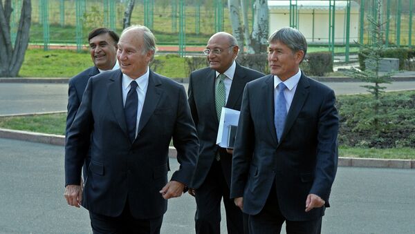 Президент Алмазбек Атамбаев принял Принца Карима Ага Хана IV - Sputnik Кыргызстан