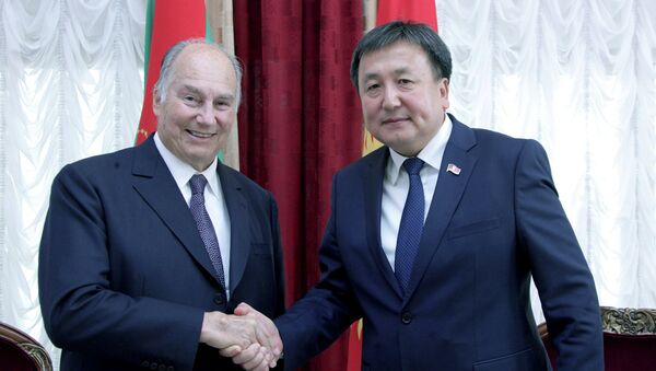 Спикер ЖК и принц Ага хан обсудили реализацию совместных проектов - Sputnik Кыргызстан