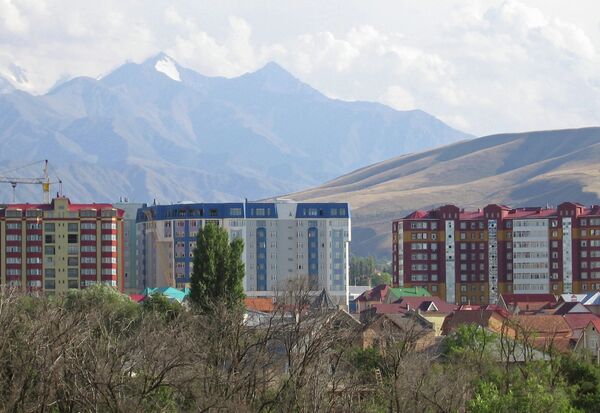Новостройки города Бишкек. Архивное фото - Sputnik Кыргызстан
