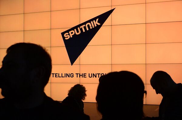 Логотип международного информационного бренда Спутник. Архивное фото - Sputnik Кыргызстан
