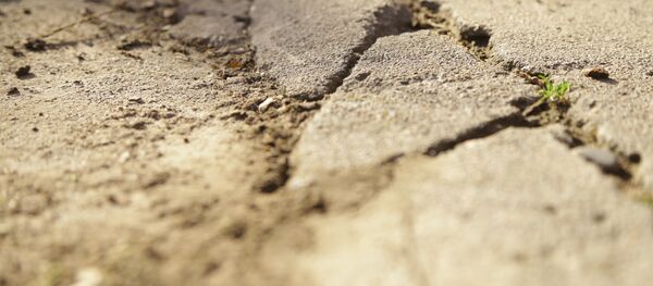 Трещина на асфальте. Архивное фото - Sputnik Кыргызстан