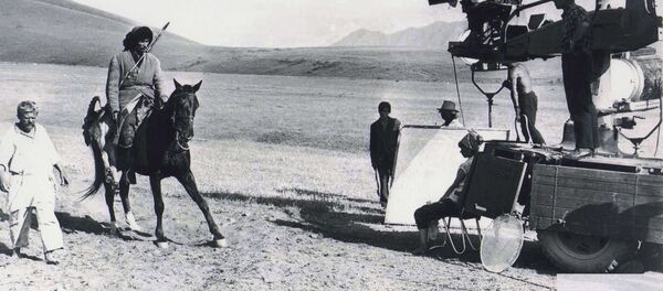 Караш-Караш окуясы фильмин тартуу учуру. Архив Караш-Караш окуясы фильмин тартуу учуру. Архив - Sputnik Кыргызстан