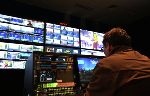 Работа Международного вещательного центра Работа Международного вещательного центра - Sputnik Кыргызстан