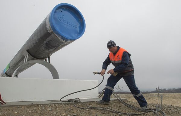 Начало строительства газопровода Южный поток - Sputnik Кыргызстан