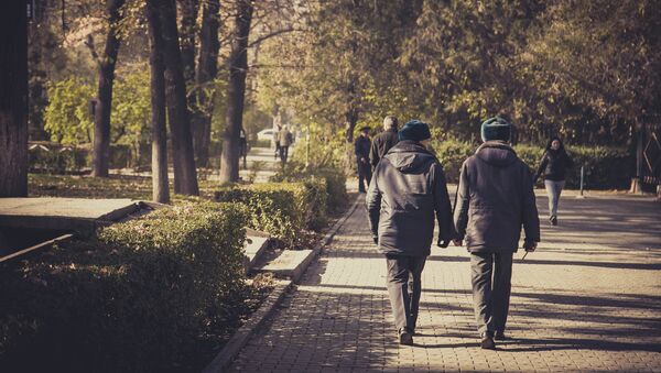 Сотрудники ППС МВД КР в парке отдыха. Архивное фото - Sputnik Кыргызстан