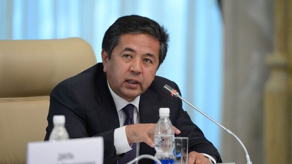 Первый вице-премьер-министр Кыргызской Республики Тайырбек Сарпашев - Sputnik Кыргызстан