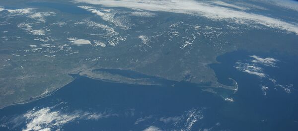 Жер шаарынын космостон көрүнүшү. Архив. - Sputnik Кыргызстан