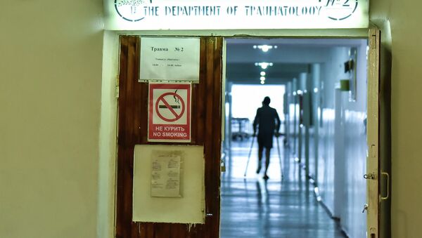 Архивное фото отделения травматологии в больнице - Sputnik Кыргызстан