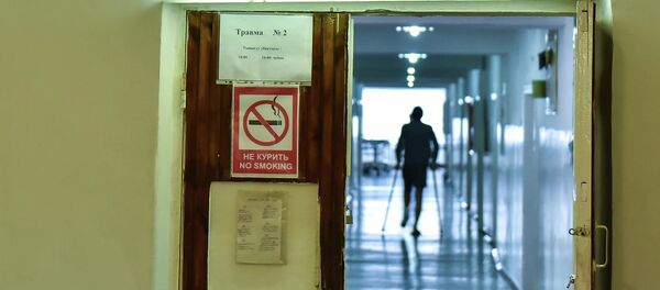 Архивное фото отделения травматологии в больнице Архивное фото отделения травматологии в больнице - Sputnik Кыргызстан