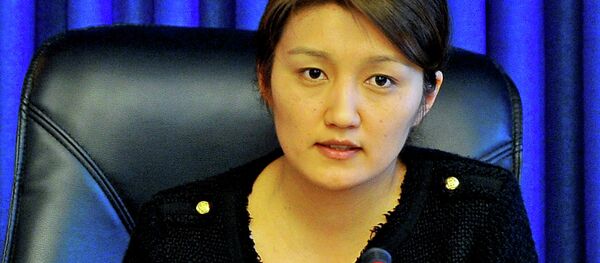 Билим берүү министри Элвира Сариева. Архив - Sputnik Кыргызстан