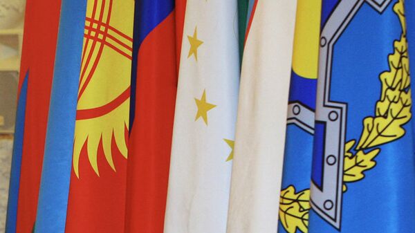 Флаги стран участников ОДКБ. Архивное фото - Sputnik Кыргызстан