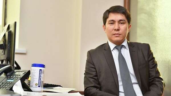 Экономика министринин орун басары Алмаз Сазбаковдун архивдик сүрөтү - Sputnik Кыргызстан