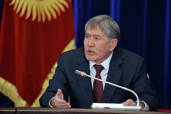 Итоговая пресс-конференция президента Алмазбека Атамбаева - Sputnik Кыргызстан