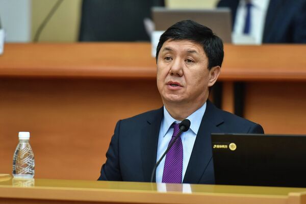 Темир Сариев министр экономики Кыргызской Республики. Архивное фото - Sputnik Кыргызстан