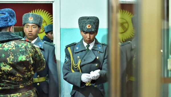 Улуттук гвардиянын жоокерлери. Архив - Sputnik Кыргызстан