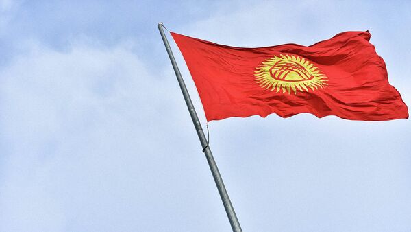 Государственный флаг Кыргызской Республики. Архивное фото - Sputnik Кыргызстан