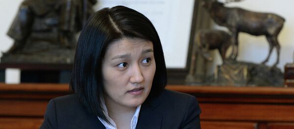 Министр образования и науки Эльвира Сариева. Архивное фото - Sputnik Кыргызстан