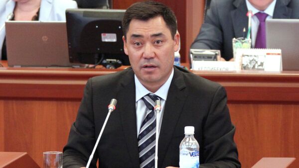 Депутат Садыр Жапаров ответил на вопросы депутатов - Sputnik Кыргызстан