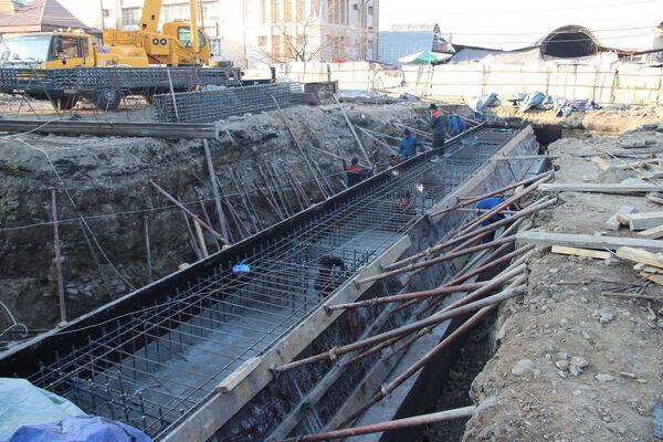 Строительство эстакадного моста в городе ОШ - Sputnik Кыргызстан
