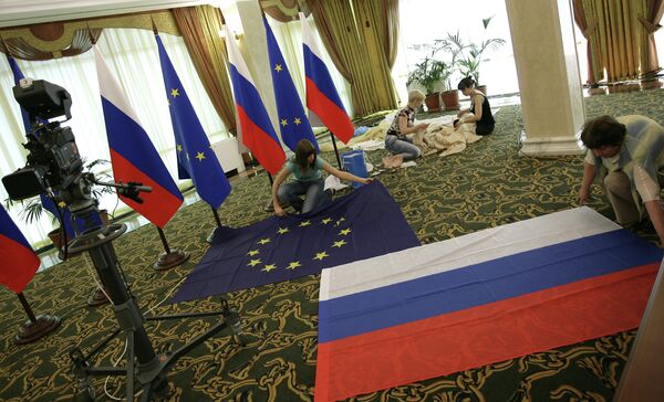 Подготовка Международного пресс-центра к Саммиту Россия-ЕС - Sputnik Кыргызстан