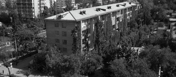 Жилые дома в городе Фрунзе. 1977 год. Архивное фото - Sputnik Кыргызстан
