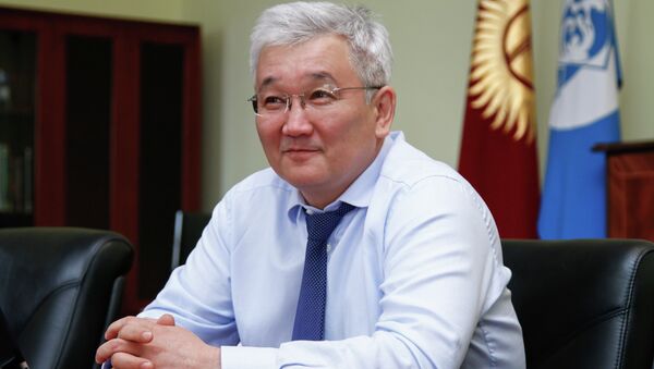 Назначенный на пост председателя Национального банка КР Кубанычбек Кулматов. Архивное фото - Sputnik Кыргызстан