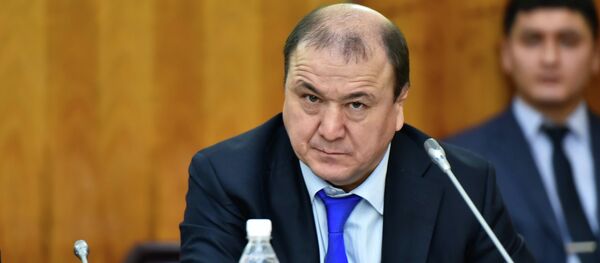 Министр МВД Мелис Турганбаев. Архивное фото Министр МВД Мелис Турганбаев. Архивное фото - Sputnik Кыргызстан