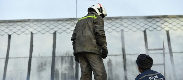 Сотрудник пожарной службы и мчс. Архивное фото - Sputnik Кыргызстан