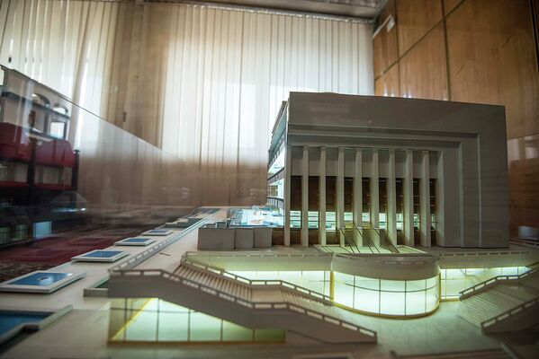 Макет здания Государственного музея в будущем. - Sputnik Кыргызстан