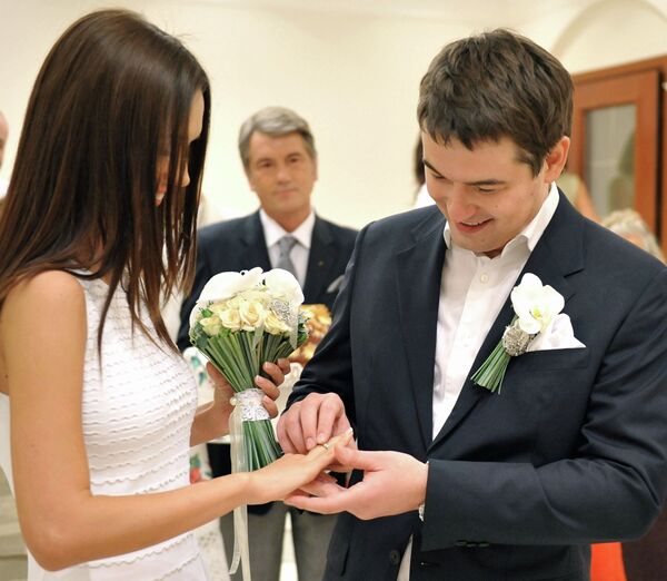 Церемония бракосочетания. Архивное фото. - Sputnik Кыргызстан