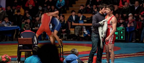 Чемпионат Кыргызстана по греко-римской борьбе - Sputnik Кыргызстан