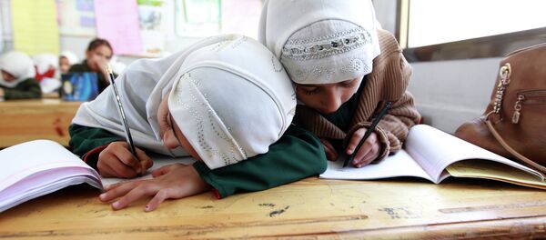 Йеменские школьницы - Sputnik Кыргызстан