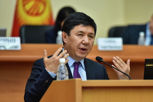 Премьер-министр Темир Сариев Темир Сариев. Архивное фото - Sputnik Кыргызстан