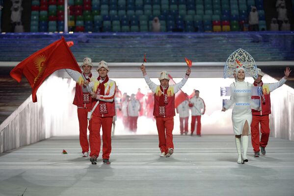 Церемония открытия зимних Олимпийских игр в городе Сочи. - Sputnik Кыргызстан