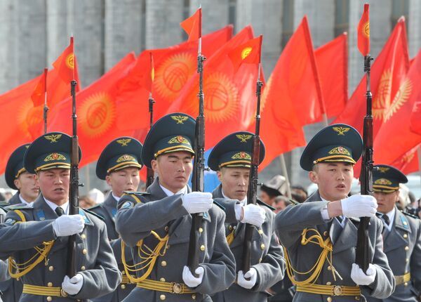Празднование дня государственного флага Кыргызстана  - Sputnik Кыргызстан