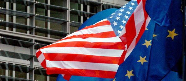 АКШ жана Евроборборунун желектери. Архив - Sputnik Кыргызстан