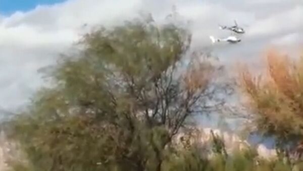 Очевидец снял момент столкновения двух вертолетов в Аргентине - Sputnik Кыргызстан