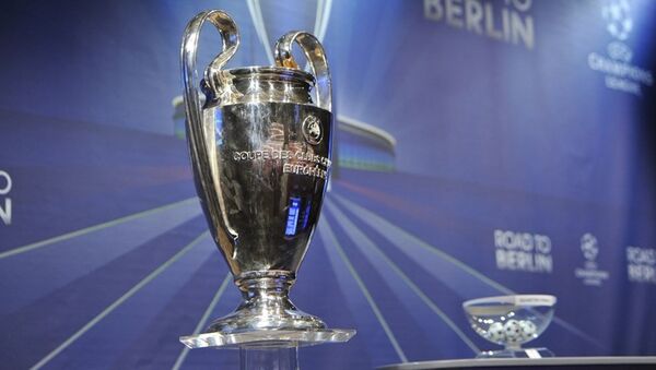 В штаб-квартире УЕФА в швейцарском Ньоне в пятницу прошла жеребьевка четвертьфинала Лиги чемпионов по футболу. - Sputnik Кыргызстан