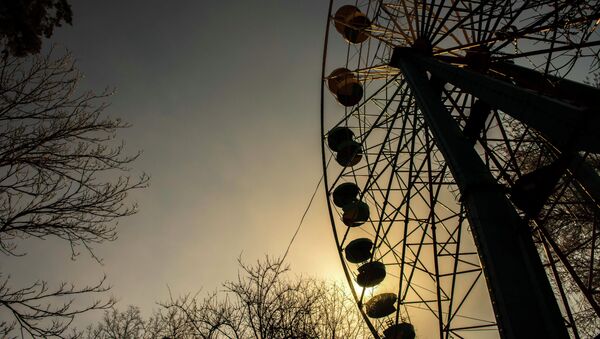 Аттракцион Чертово колесо в Парке имени Панфилова. Архивное фото - Sputnik Кыргызстан