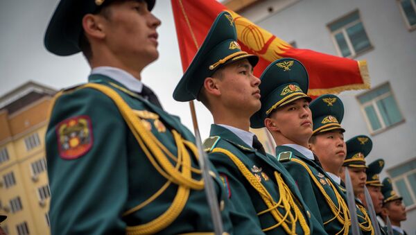 Солдаты Национальной гвардии КР. Архивное фото - Sputnik Кыргызстан